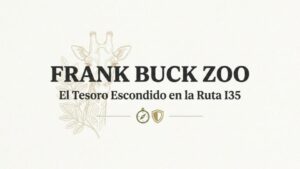 Frank Buck Zoo en Gainesville Texas, parada estratégica de logística y turismo en la Ruta I-35 recomendada por Jorge Rodriguez.