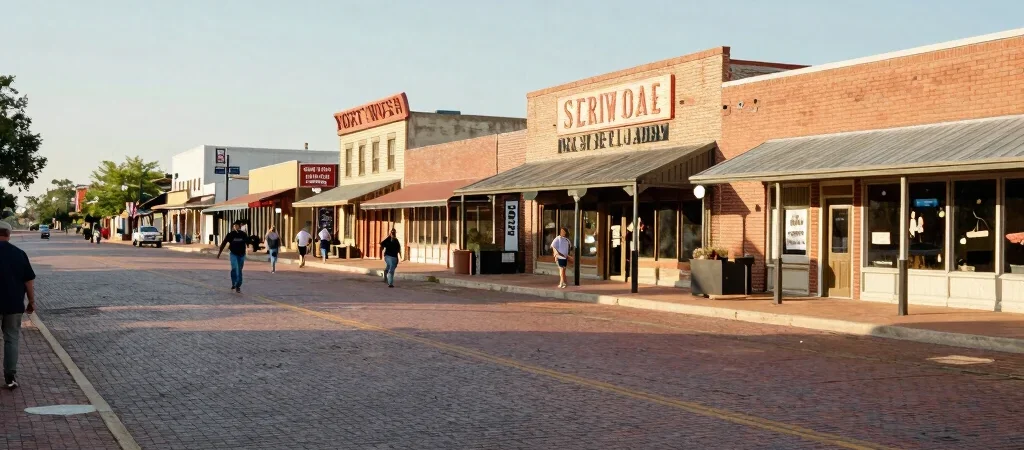 Fort Worth Stockyards con tiempo para mirar
